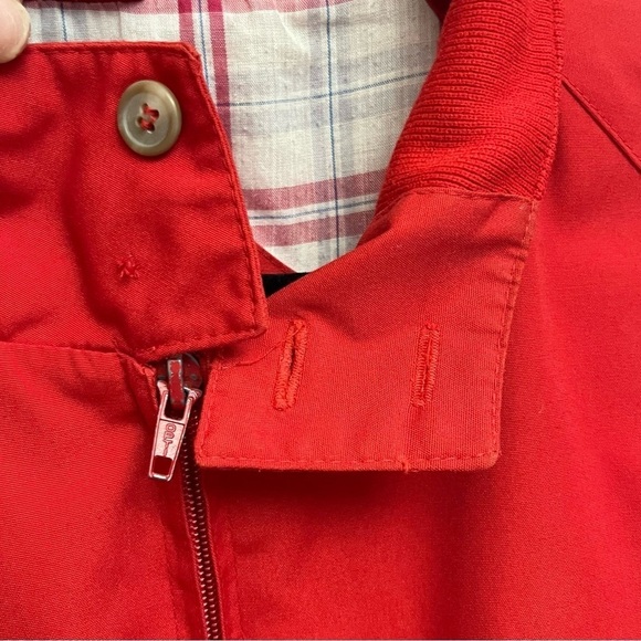 Par Four Red Bomber Men’s Vintage Full Zip Golf Jacket XL - Picture 8 of 14